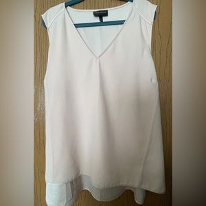 Silky Pink V-neck Tank (looks greater under blazer)